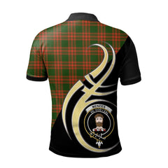 Menzies Green Modern Tartan Polo Shirt - Believe In Me Style