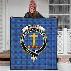 Mercer Modern Tartan Crest Quilt