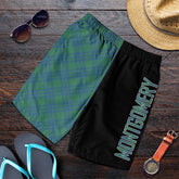 Montgomery Ancient Tartan Crest Men's Short - Cross Style