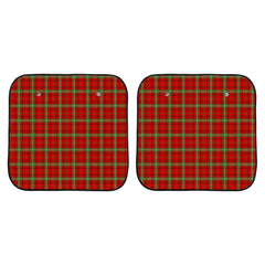 Morrison Red Modern Tartan Car Sun Shade - 2 Pieces
