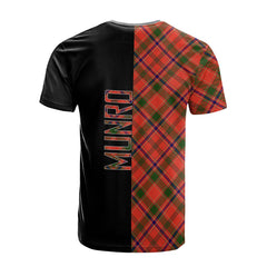 Munro Modern Tartan T-Shirt Half of Me - Cross Style