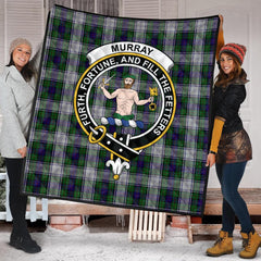 Murray of Atholl Dress Tartan Crest Quilt