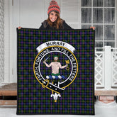 Murray of Atholl Modern Tartan Crest Quilt