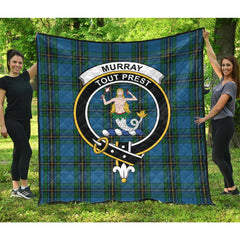 Murray of Elibank Tartan Crest Quilt