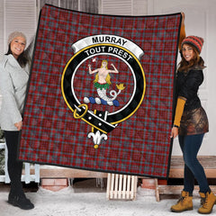 Murray of Polmaise Tartan Crest Quilt