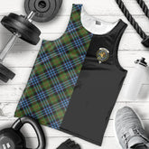 Newlands of Lauriston Tartan Crest Men's Tank Top - Cross Style