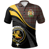 Nicolson Hunting Weathered Tartan Polo Shirt - Royal Coat Of Arms Style