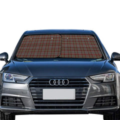 Nicolson Hunting Weathered Tartan Car Sun Shade - 2 Pieces