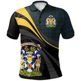 Nova Scotia District Tartan Polo Shirt - Royal Coat Of Arms Style