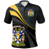 Nova Scotia District 02 Tartan Polo Shirt - Royal Coat Of Arms Style