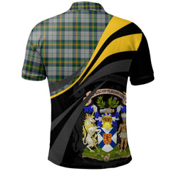 Nova Scotia District Dress 02 Tartan Polo Shirt - Royal Coat Of Arms Style