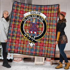Ogilvie (Ogilvy) of Airlie Ancient Tartan Quilt