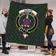 Ogilvie (Ogilvy) of Inverarity Ochterlonie Tartan Quilt