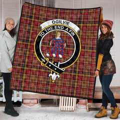 Ogilvie (Ogilvy) of Strathallan Tartan Quilt