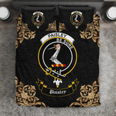 Paisley (or Pasley) Crest Black Bedding Set
