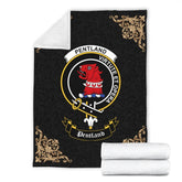 Pentland Crest Tartan Premium Blanket Black