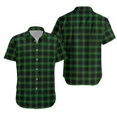 Perry Hunting Green Tartan Hawaiian Shirt