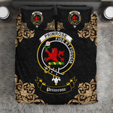 Primrose Crest Black Bedding Set