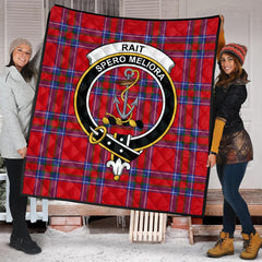 Rait Tartan Crest Quilt