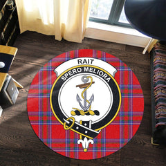 Rait Tartan Crest Round Rug
