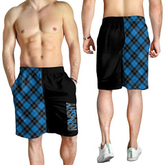 Ramsay Blue Ancient Tartan Crest Men's Short - Cross Style