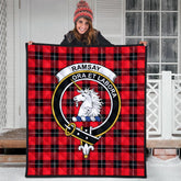 Ramsay Modern Tartan Crest Quilt