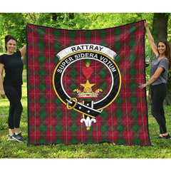 Rattray Tartan Crest Quilt