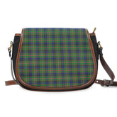Reid Green Tartan Saddle Handbags