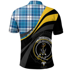 Roberton Tartan Polo Shirt - Royal Coat Of Arms Style