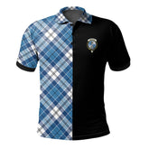 Roberton Tartan Polo Shirt Half of Me - Cross Style