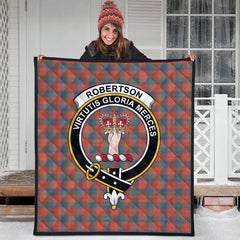 Robertson Ancient Tartan Crest Quilt