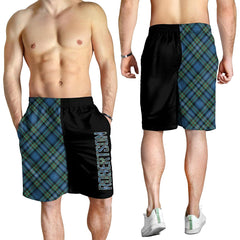 Robertson Hunting Ancient Tartan Crest Men's Short - Cross Style