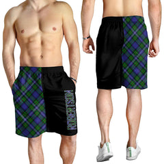 Robertson Hunting Modern Tartan Crest Men's Short - Cross Style