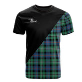 Rose Hunting Ancient Tartan - Military T-Shirt