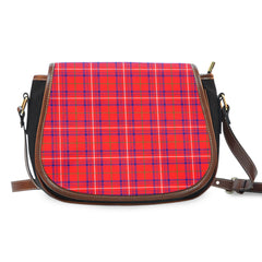 Rose Modern Tartan Saddle Handbags