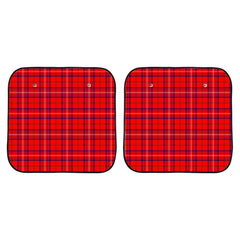 Rose Modern Tartan Car Sun Shade - 2 Pieces