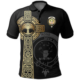 Ross Clan Unisex Polo Shirt - Celtic Tree Of Life