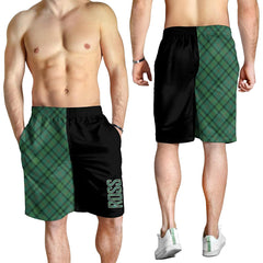 Ross Hunting Ancient Tartan Crest Men's Short - Cross Style