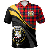 Ruthven Modern Tartan Polo Shirt - Royal Coat Of Arms Style