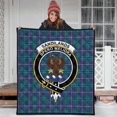 Sandilands Tartan Crest Quilt
