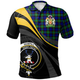 Sempill Modern Tartan Polo Shirt - Royal Coat Of Arms Style