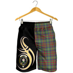 Shaw Green Modern Tartan Crest Men's Short PM8