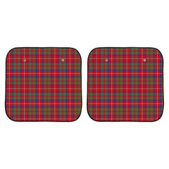Shaw Red Modern Tartan Car Sun Shade - 2 Pieces