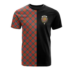 Sinclair Ancient Tartan T-Shirt Half of Me - Cross Style