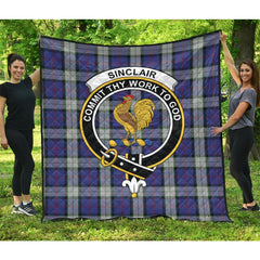 Sinclair Dress Tartan Crest Quilt