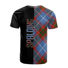 Spalding Tartan T-Shirt Half of Me - Cross Style
