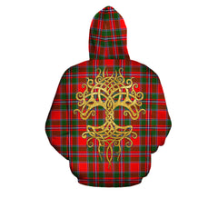 Spens Modern Tartan Hoodie - Tree Of Life