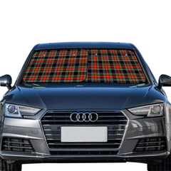 Stewart Black Tartan Car Sun Shade - 2 Pieces