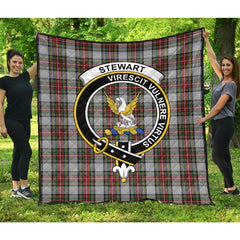 Stewart Dress Tartan Crest Quilt