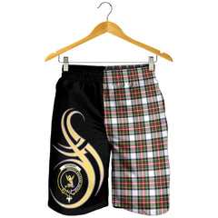 Stewart Dress Modern Tartan Crest Men's Short PM8